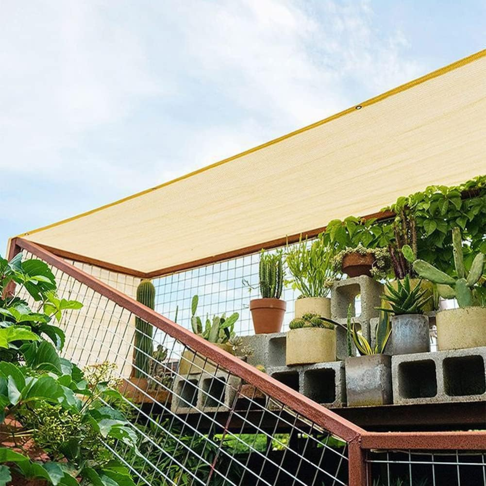 Outdoor Mesh Sun Shade Sail Canopy – UV Block Patio Pergola Shade