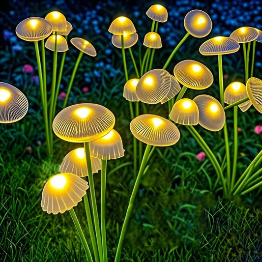 Solar Swaying Mushroom Garden Decor Lights – Outdoor LED Decorative Lights