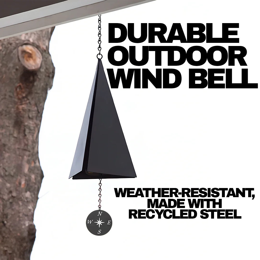 Door County Garden Wind Bell – Decorative Outdoor Metal Hanging Bell