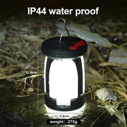Solar USB Folding Leaf Camping Lantern – Portable Outdoor Light for Hiking