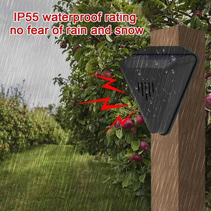 Solar Powered Outdoor Bird Repeller – Garden Pest Deterrent Spike