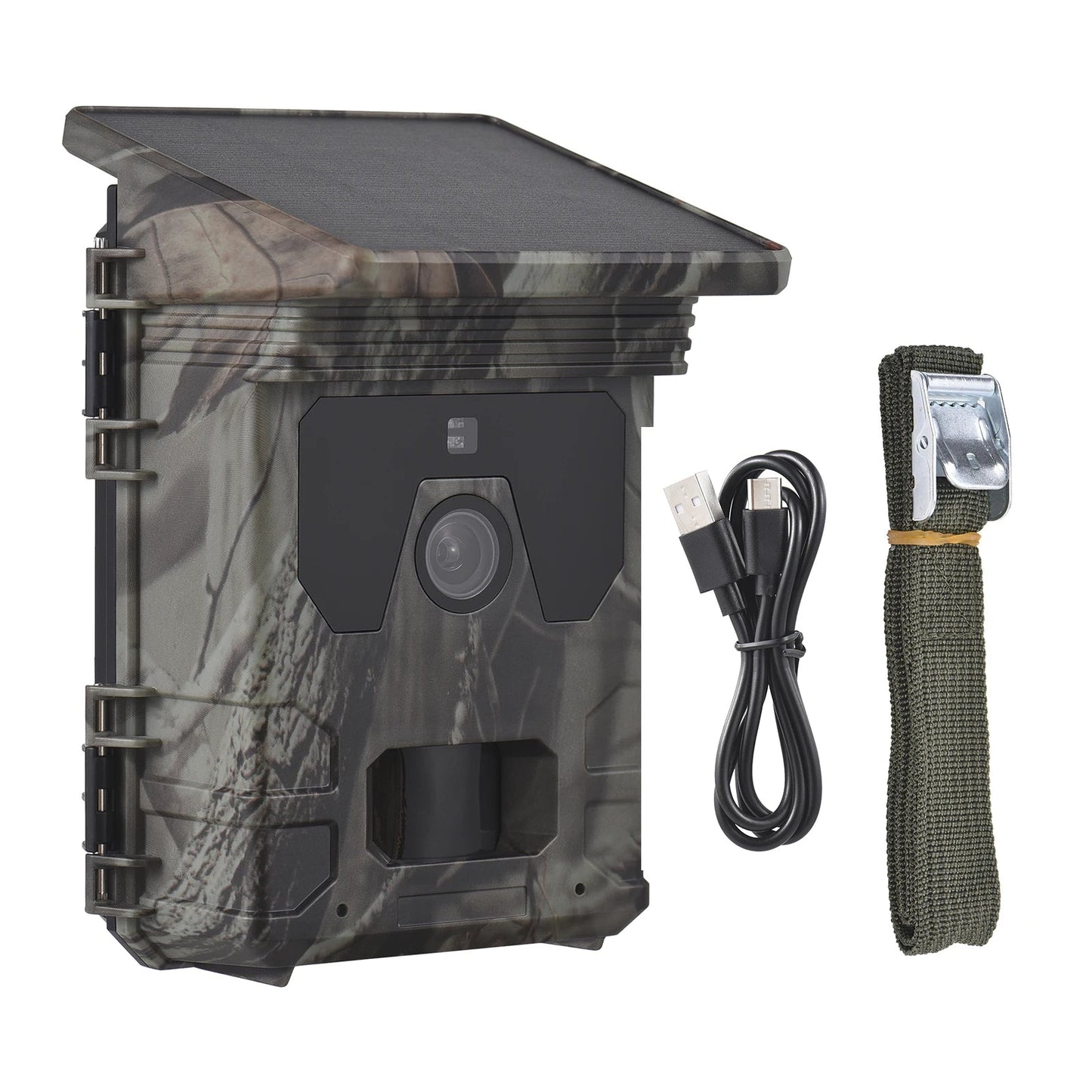 Solar Powered Night Vision Trail Camera – HD Wildlife Security Camera