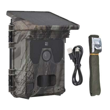 Solar Powered Night Vision Trail Camera – HD Wildlife Security Camera