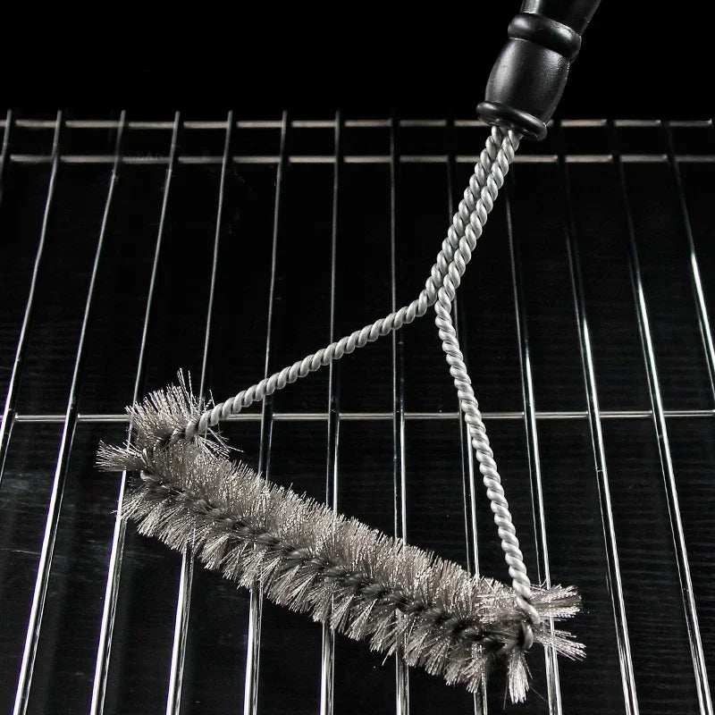Stainless Steel BBQ Grill Brush Cleaner – Heavy-Duty Barbecue Grate Scrubber