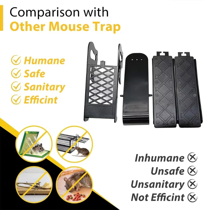 Walk the Plank Humane Mouse Trap – Reusable Self-Resetting Rodent Catcher