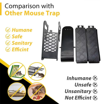 Walk the Plank Humane Mouse Trap – Reusable Self-Resetting Rodent Catcher