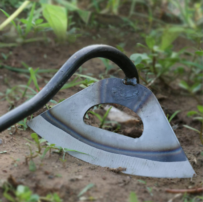 All-Steel Hollow Hoe – Heavy-Duty Garden Cultivator Weeding Tool