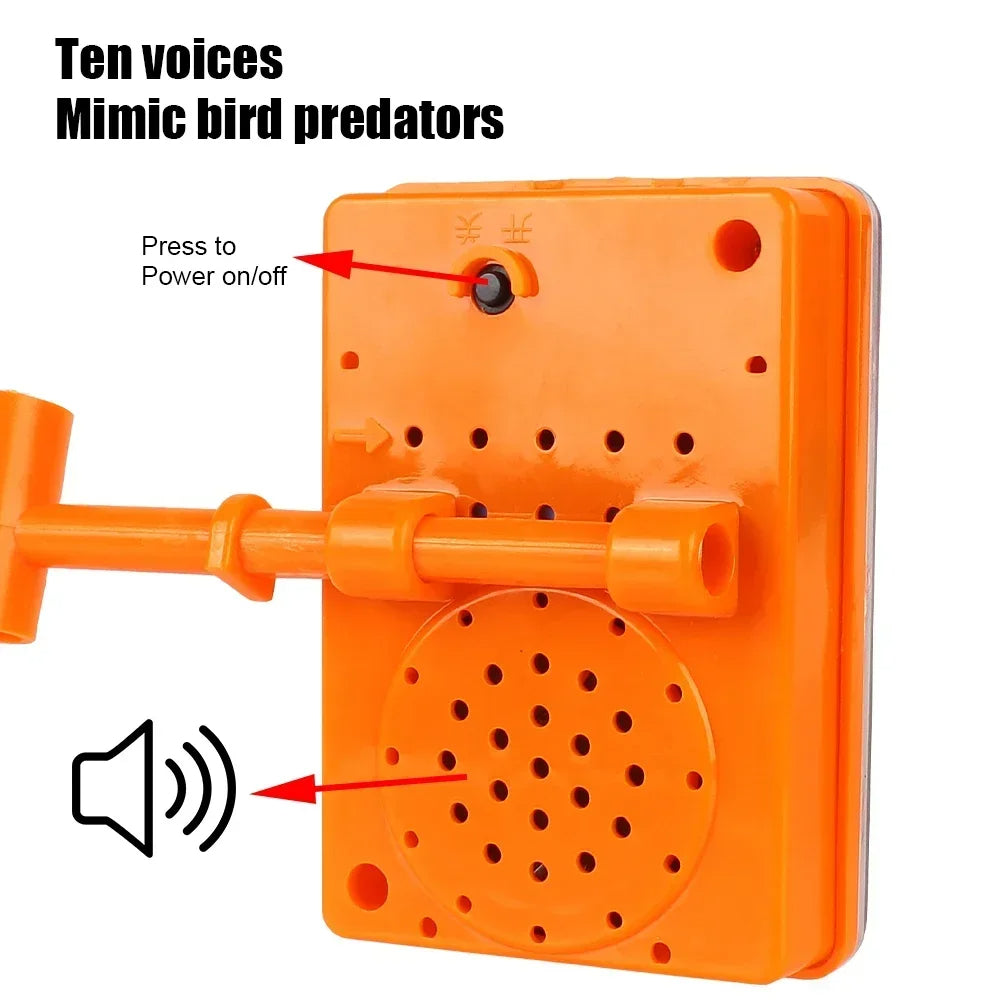 360° Reflective Solar Bird Repeller – Rotating Garden Bird Scarer