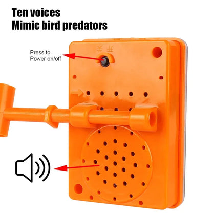 360° Reflective Solar Bird Repeller – Rotating Garden Bird Scarer
