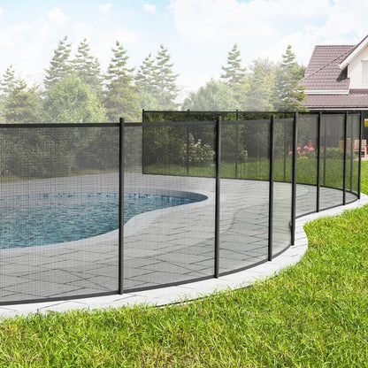 Removable Inground Pool Safety Fence – Pool Protection Barrier for Children