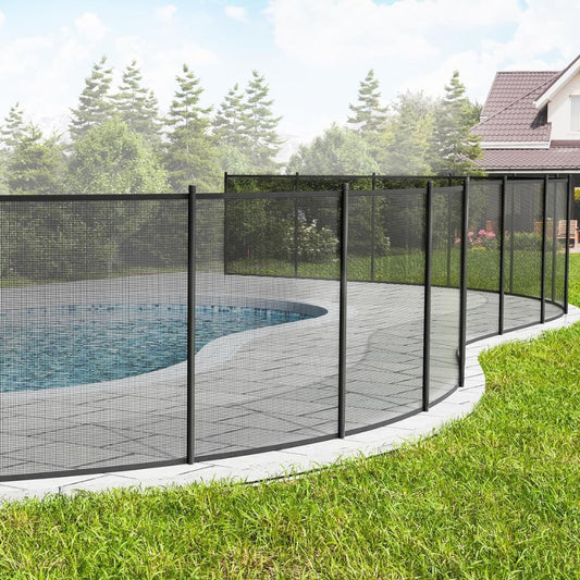 Removable Inground Pool Safety Fence – Pool Protection Barrier for Children