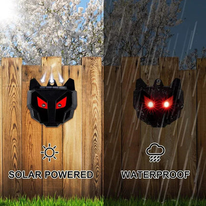 Solar Powered Nocturnal Animal Repeller – Pack of 2 Outdoor Pest Deterrent