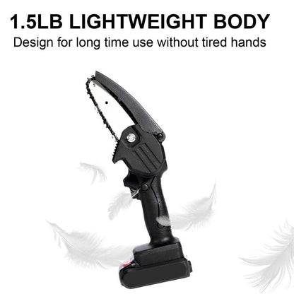 24V Mini Cordless Chainsaw – Compact Electric Battery Powered Chain Saw