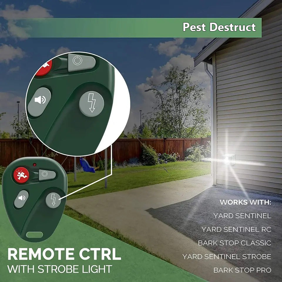 Ultrasonic Bird Repeller for Woodpeckers – Outdoor Pest Control Device