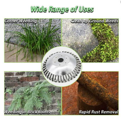 Carbon Steel Weed Brush & Trimmer – Multi-Purpose Garden Weeding Tool