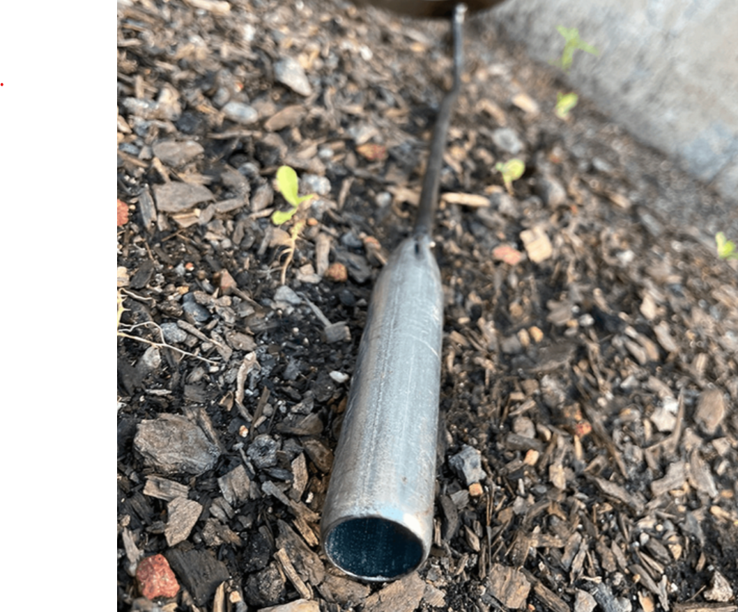 All-Steel Hollow Hoe – Heavy-Duty Garden Cultivator Weeding Tool