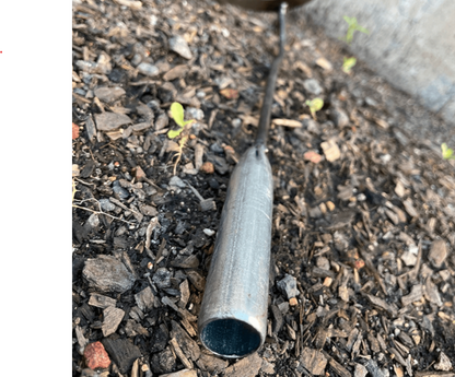 All-Steel Hollow Hoe – Heavy-Duty Garden Cultivator Weeding Tool
