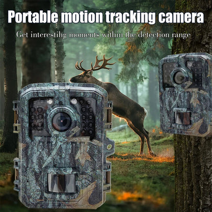 16MP Night Vision Trail Camera with PIR Motion Tracking – Wildlife Security Camera