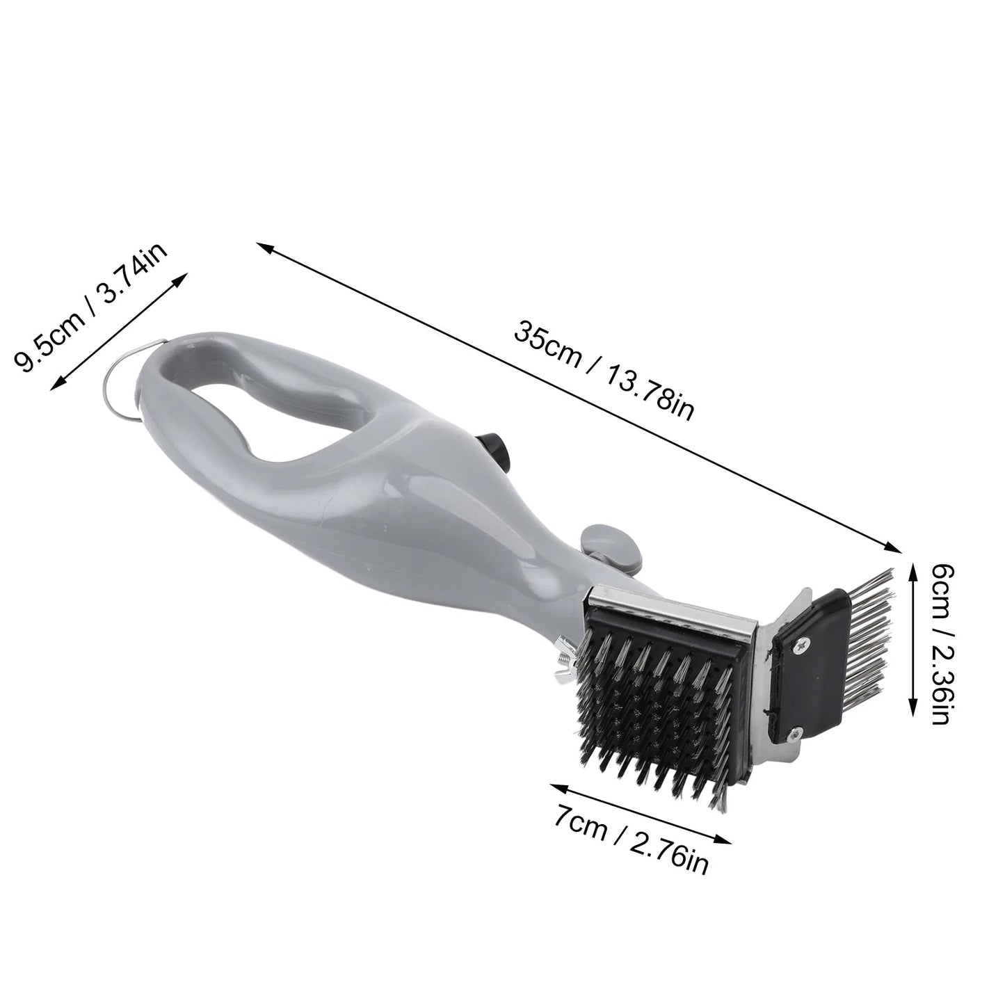 Steam Cleaning BBQ Grill Brush – Bristle-Free Safe Barbecue Cleaner