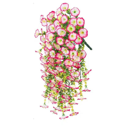 UV-Resistant Artificial Morning Glory Flower – Hanging Outdoor Vine Decor