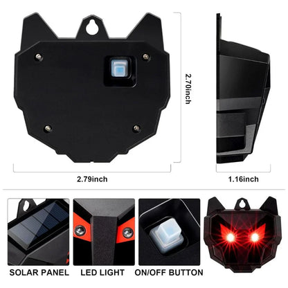 Solar Powered Nocturnal Animal Repeller – Pack of 2 Outdoor Pest Deterrent