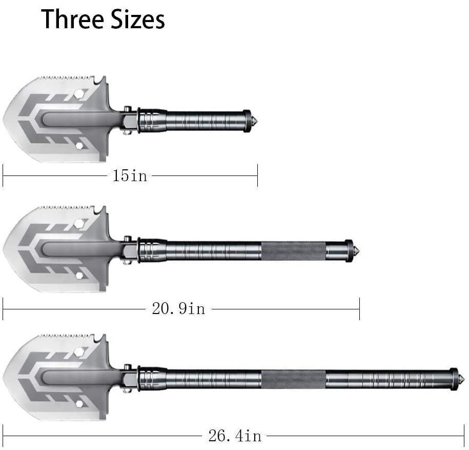 Multi-Function Survival Shovel – Indestructible Folding Emergency Tool