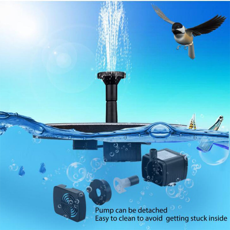 Solar Fountain Pump – Floating Solar Water Feature for Ponds & Gardens