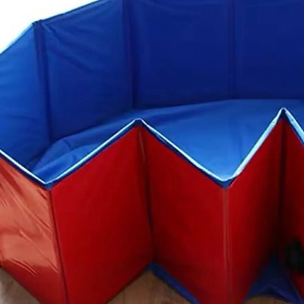 Foldable Dog Pool – Portable Collapsible Pet Swimming Bath Tub