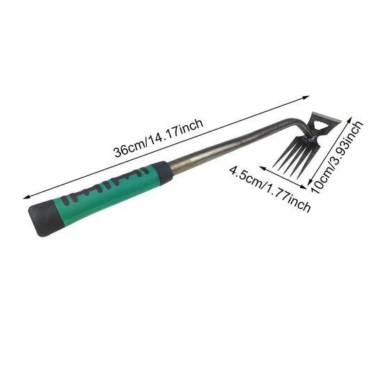 Heavy-Duty Stand-Up Weed Puller – No-Bend Root Removal Garden Tool