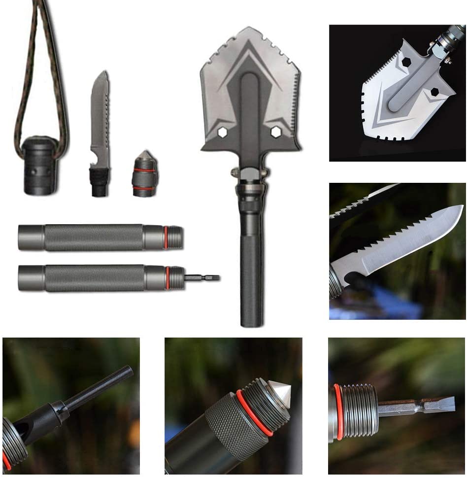 Multi-Function Survival Shovel – Indestructible Folding Emergency Tool