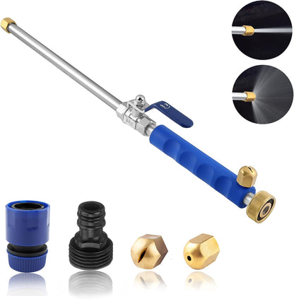 High-Pressure Spray Nozzle for Car Wash & Garden Hose – Water Gun Attachment