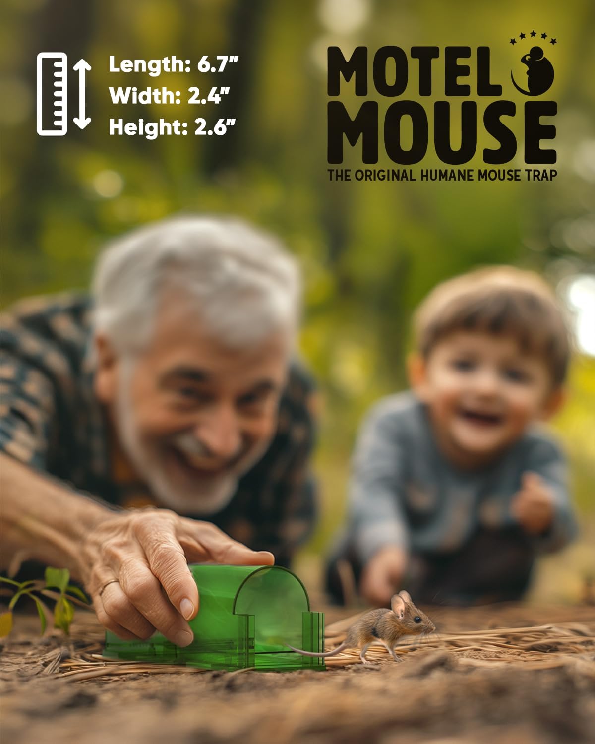 4-Pack Humane Mouse Trap – Reusable Catch & Release Pest Control