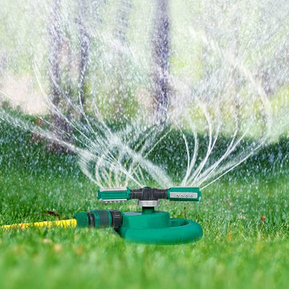 Garden Lawn Water Sprinkler – Adjustable Rotating Outdoor Irrigation Sprinkler