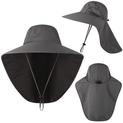 Breathable Wide Brim Sun Hat – UV Protection Outdoor Fishing & Garden Hat