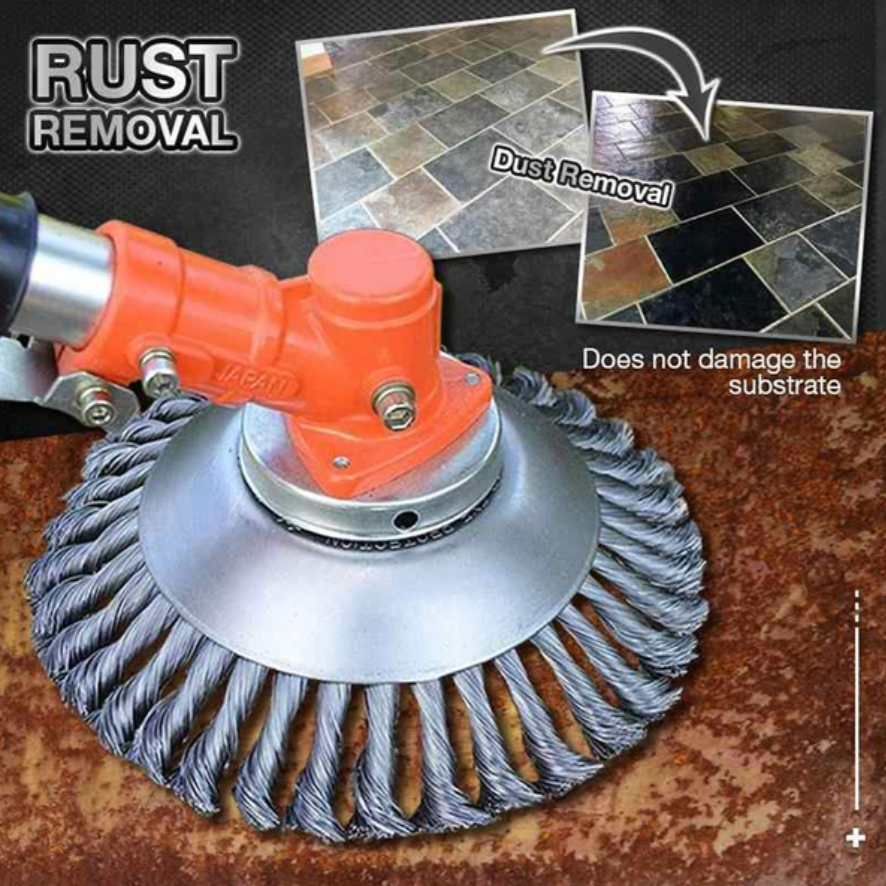 Carbon Steel Weed Brush & Trimmer – Multi-Purpose Garden Weeding Tool