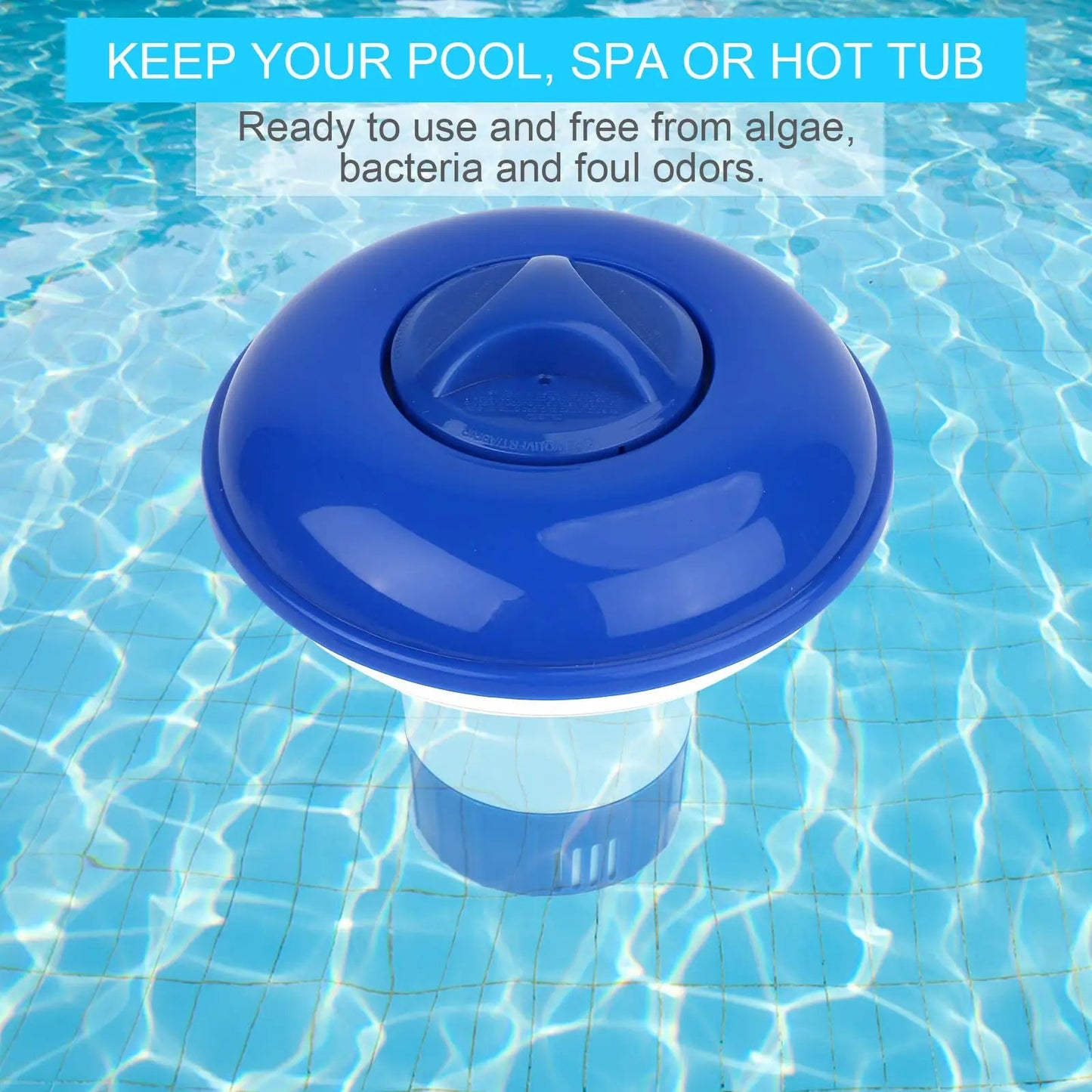 Adjustable Pool Chlorine Floater – Slow-Release Chemical Dispenser for Swimming Pools