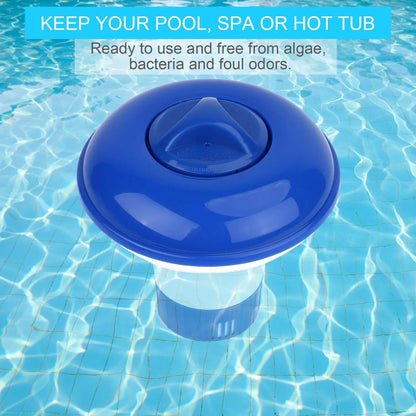 Adjustable Pool Chlorine Floater – Slow-Release Chemical Dispenser for Swimming Pools