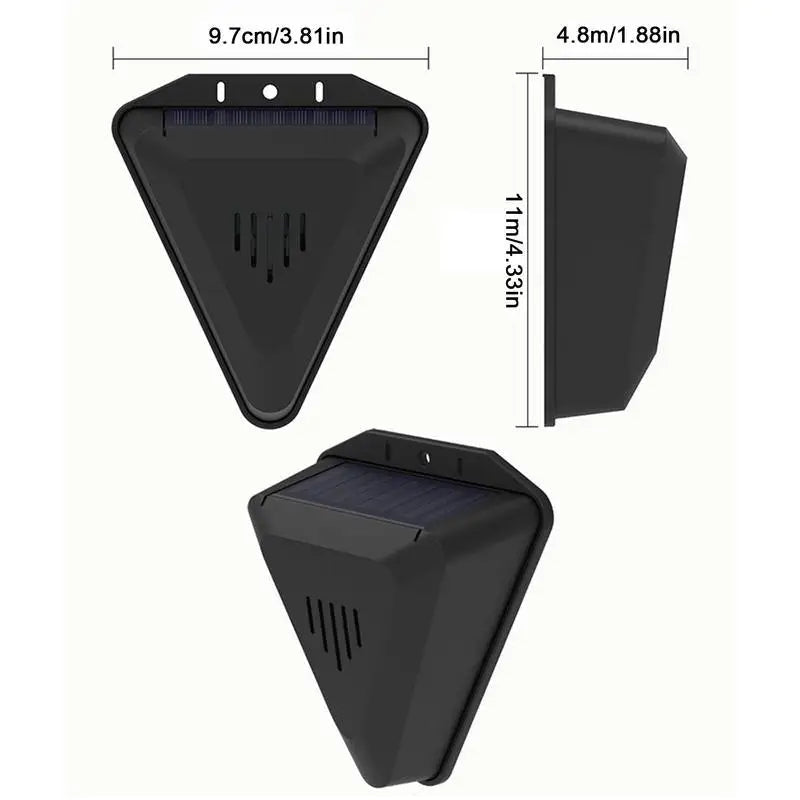Solar Powered Outdoor Bird Repeller – Garden Pest Deterrent Spike