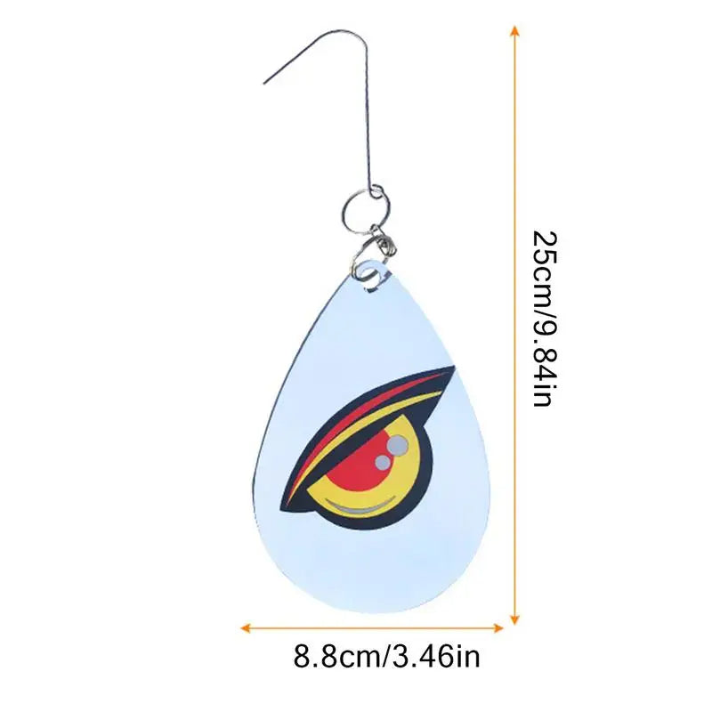Reflective Scare Eye Bird Repeller Disc – Hanging Bird Deterrent Discs for Garden