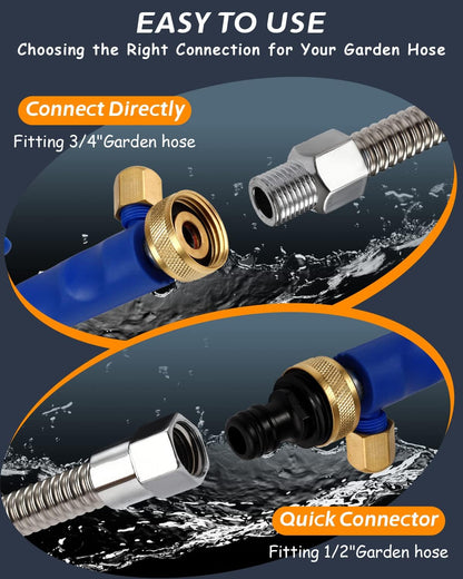 High-Pressure Spray Nozzle for Car Wash & Garden Hose – Water Gun Attachment