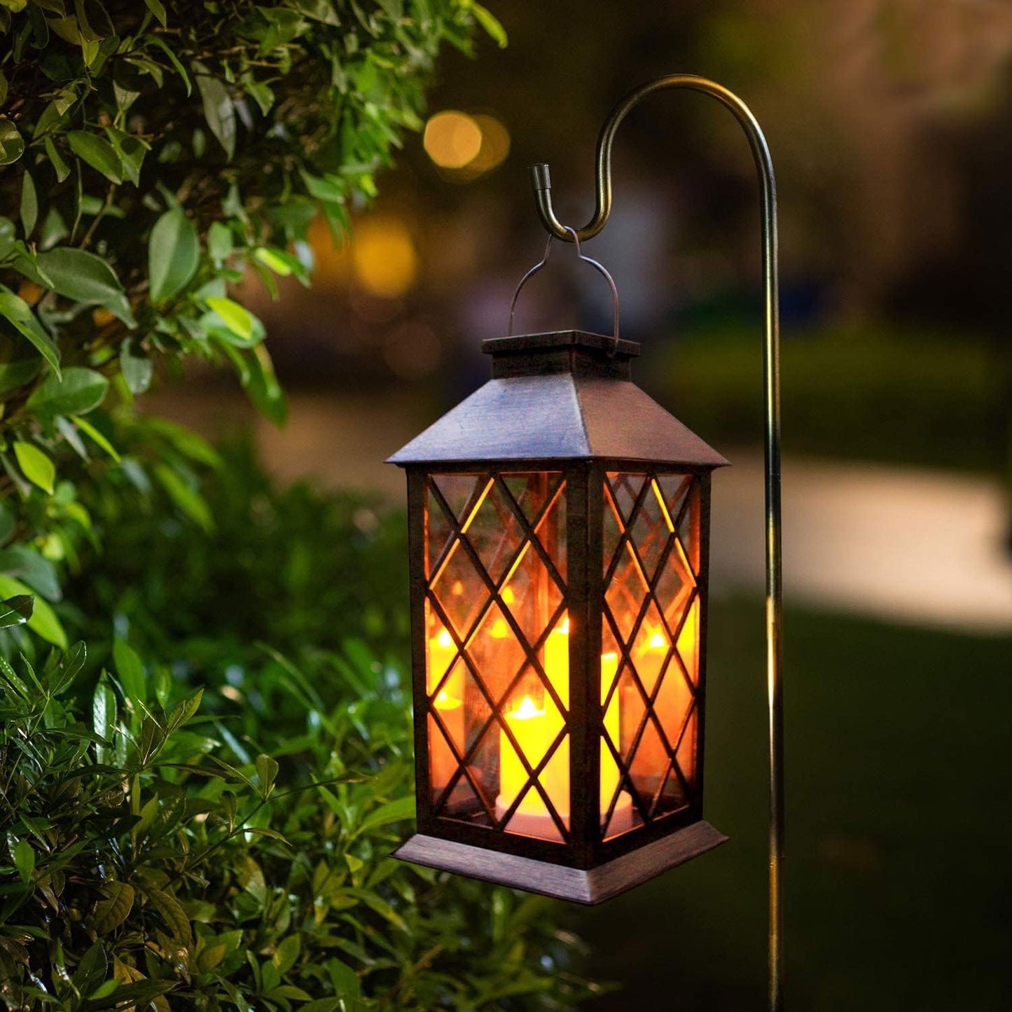 All-Weather Garden Hanging Lantern – Waterproof Outdoor Solar Lantern