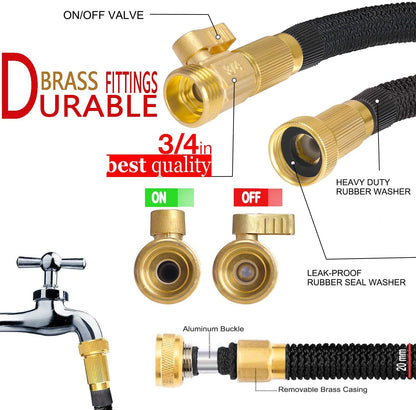 Premium Expandable Garden Hose – Durable No-Kink Flexible Water Hose