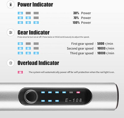Cordless Electric Engraving Pen – Precision DIY Metal Wood Engraver Tool