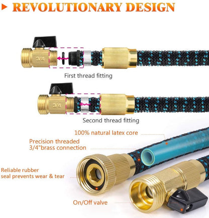 Premium Expandable Garden Hose – Durable No-Kink Flexible Water Hose