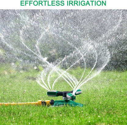 Garden Lawn Water Sprinkler – Adjustable Rotating Outdoor Irrigation Sprinkler