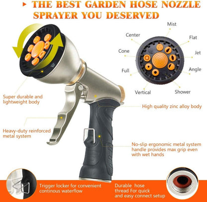Premium Expandable Garden Hose – Durable No-Kink Flexible Water Hose