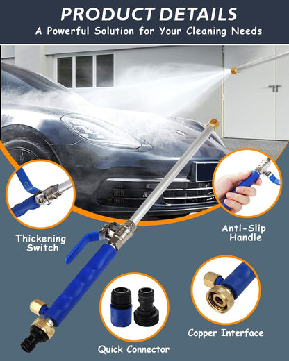 High-Pressure Spray Nozzle for Car Wash & Garden Hose – Water Gun Attachment