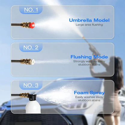Cordless Portable High-Pressure Water Gun Set – Garden Car Wash Cleaner