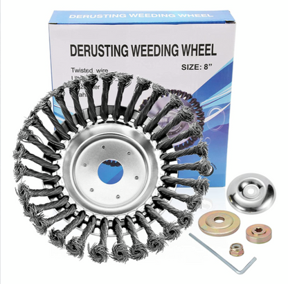 Carbon Steel Weed Brush & Trimmer – Multi-Purpose Garden Weeding Tool