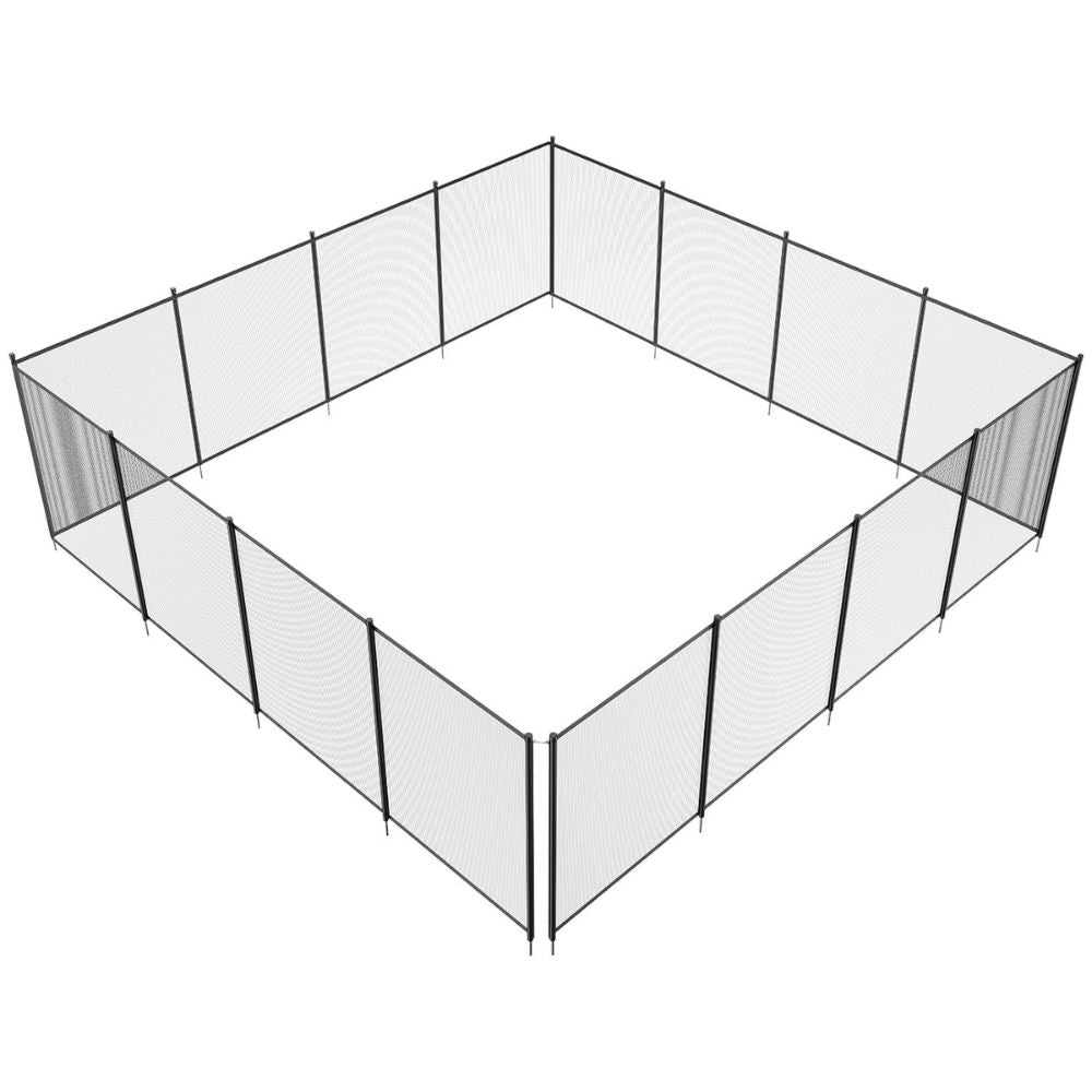 Removable Inground Pool Safety Fence – Pool Protection Barrier for Children